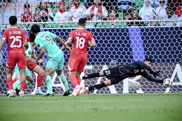 亚洲杯小组赛第二轮 中国队0:0战平黎巴嫩队